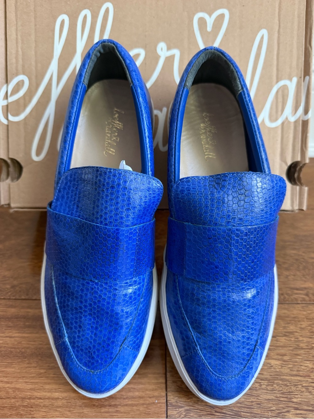 Loftier Randall Irini-Sea Sapphire Blue Slip On Sneakers